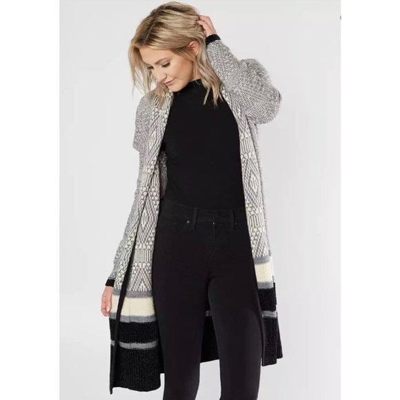 Buckle Daytrip Jacquard Cardigan Sweater XS - Picture 1 of 3